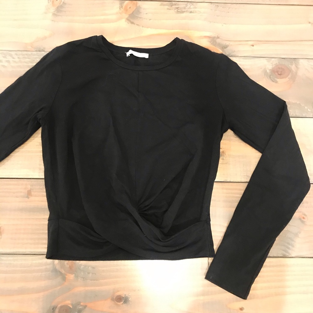 Twist front crop top